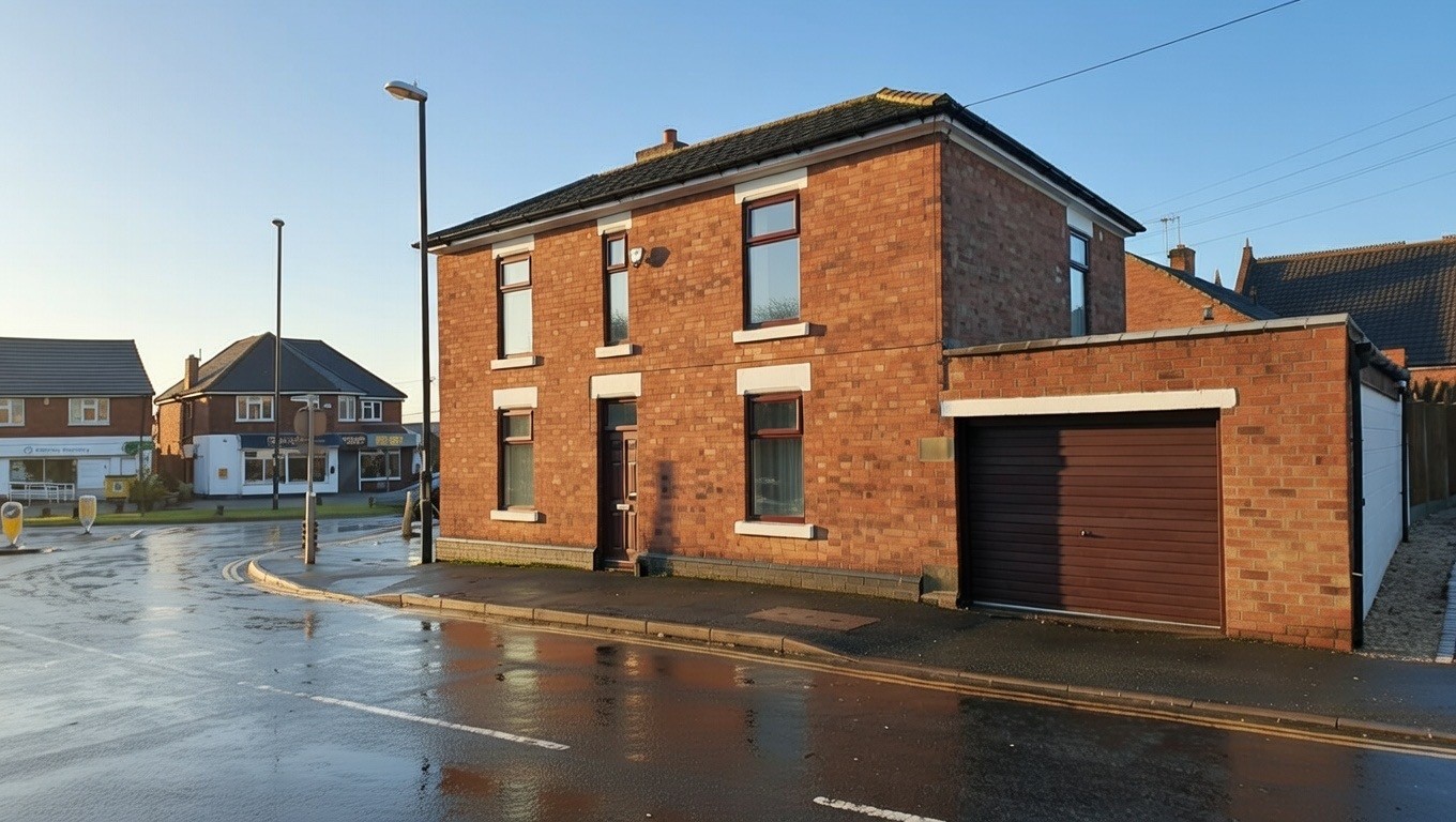 The Allestree practice — a red brick building on Park Lane, Derby